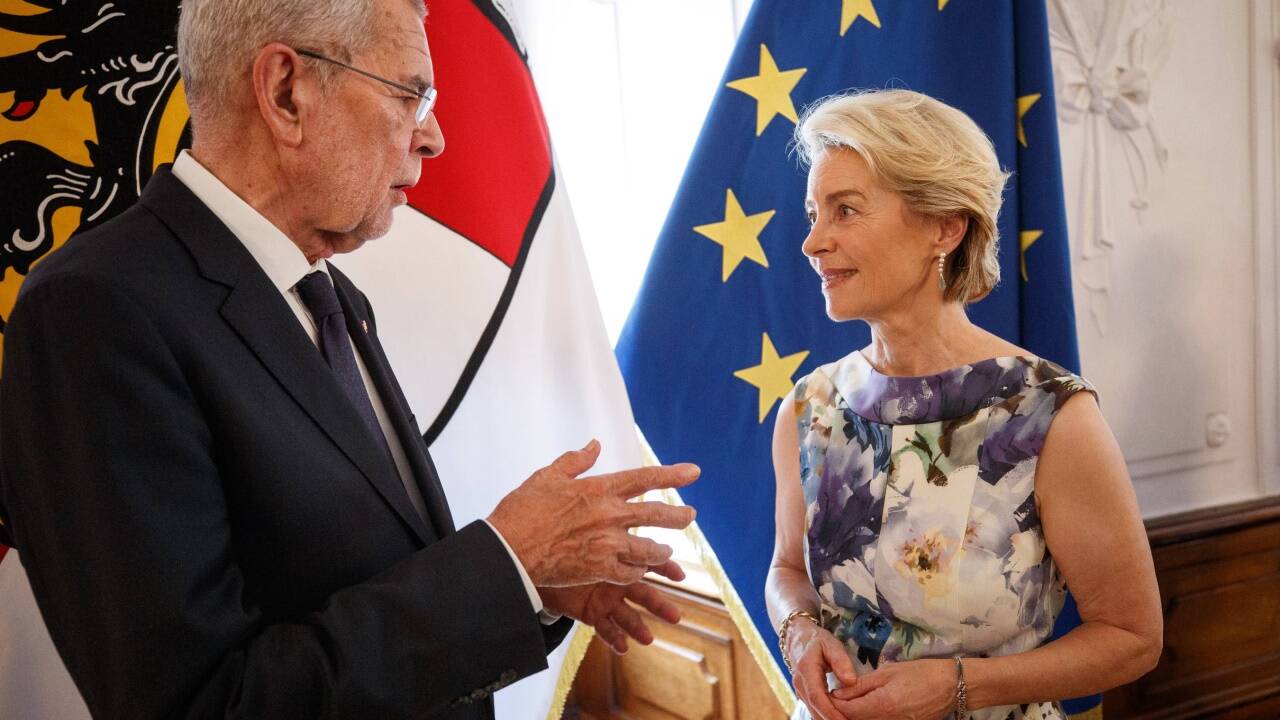 Bundespräsident Alexander van der Bellen und EU-Kommissionspräsidentin Ursula von der Leyen  