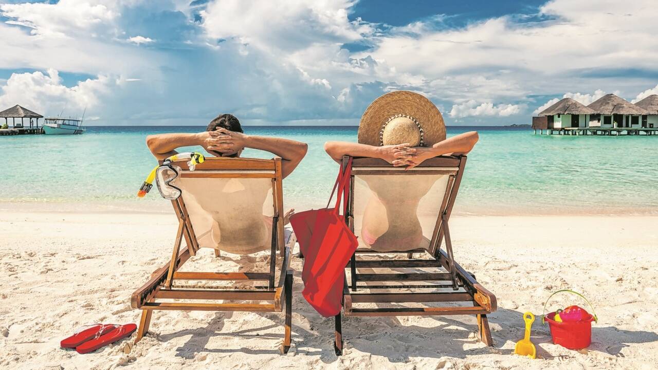 Arbeit kann zeitweise auch am Strand ausklingen.  