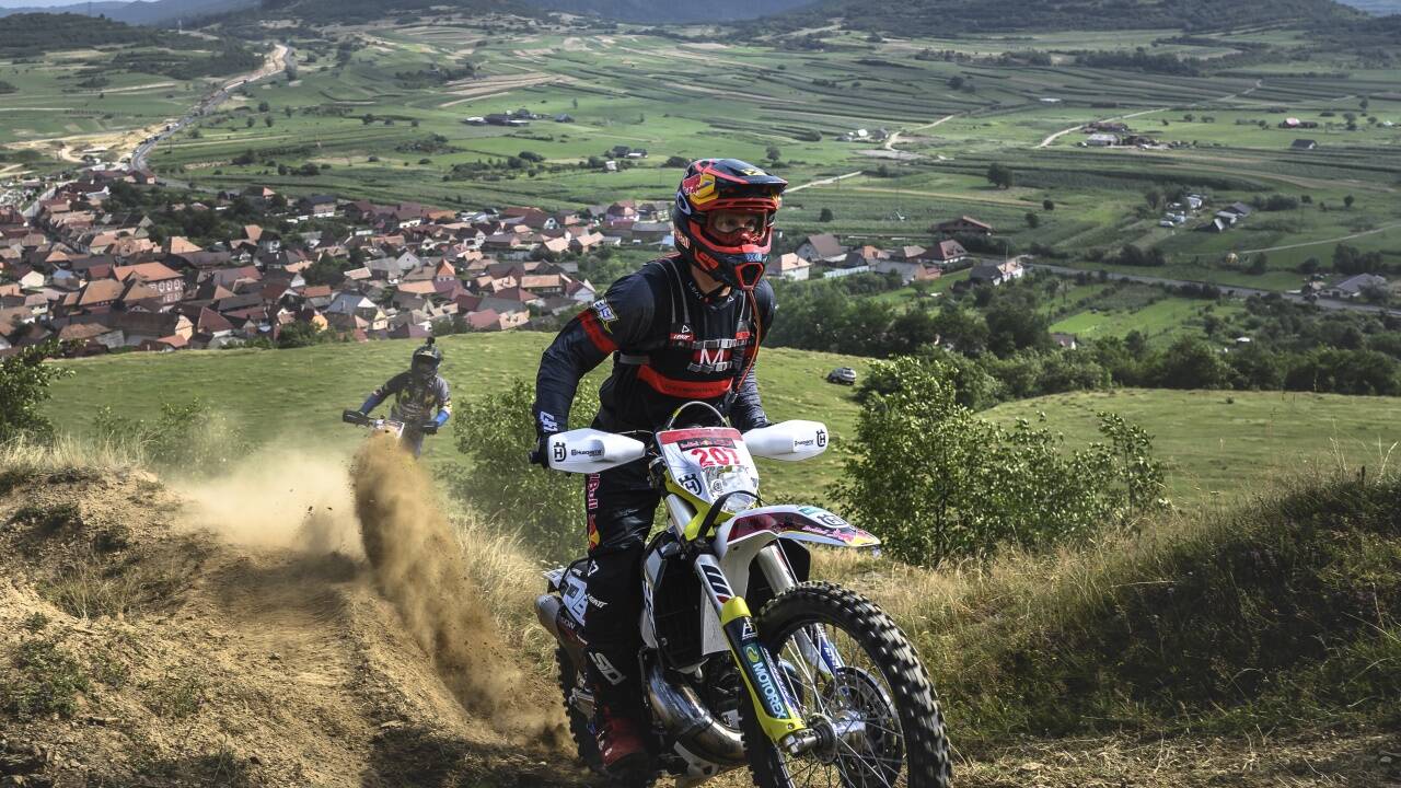 Marcel Hirscher bei den Red Bull Romaniacs.  