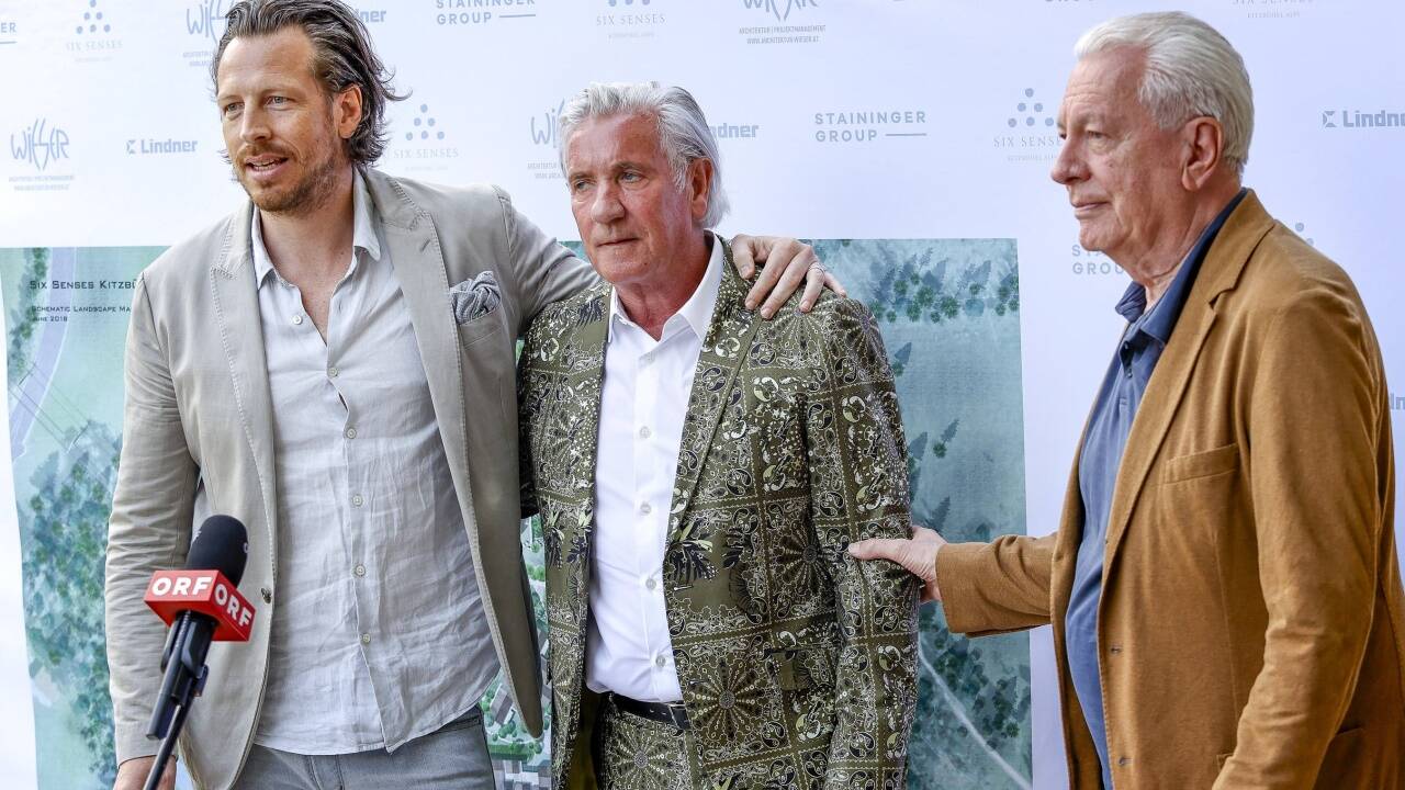 Projektentwickler Michael und Walther Staininger mit Partner, „Baulöwe“ Franz Wieser.  