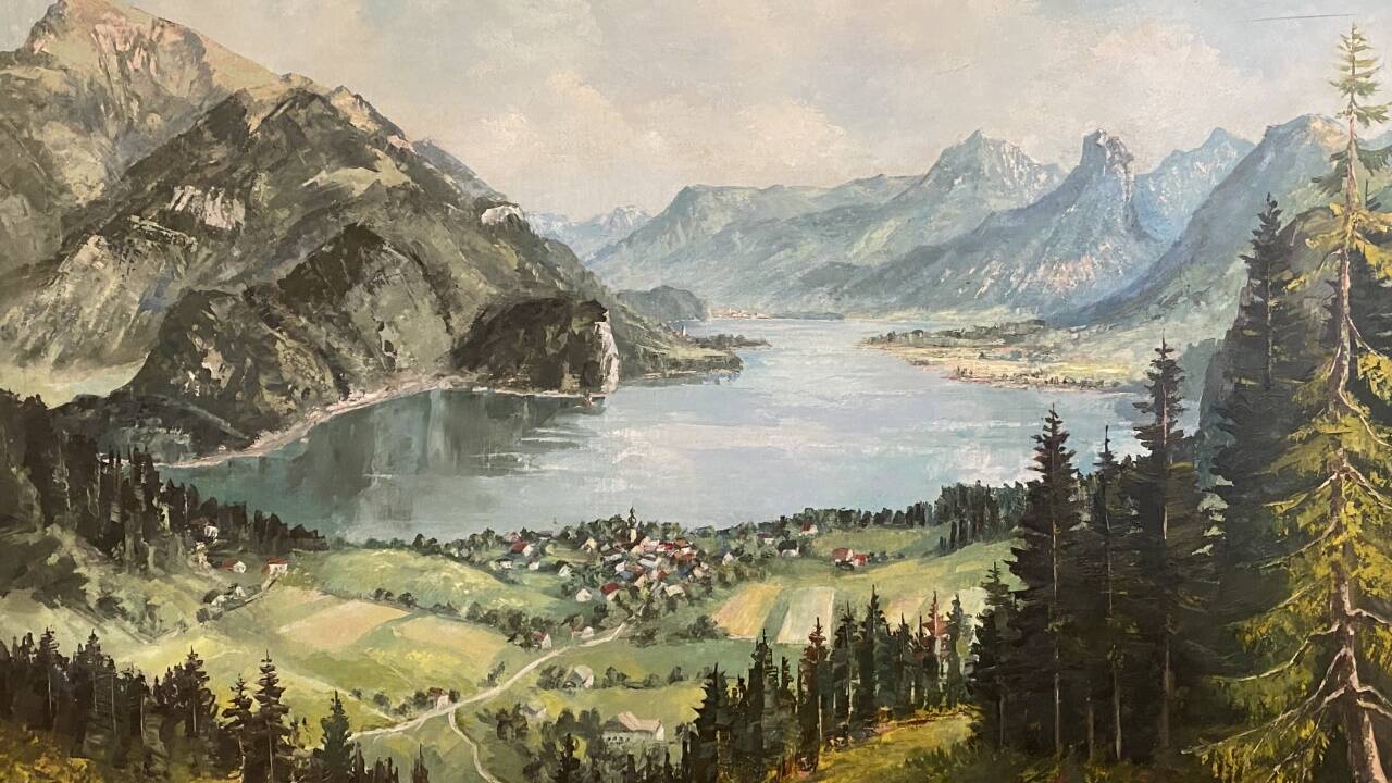 Ansicht auf St. Gilgen von Peter Windhager. 