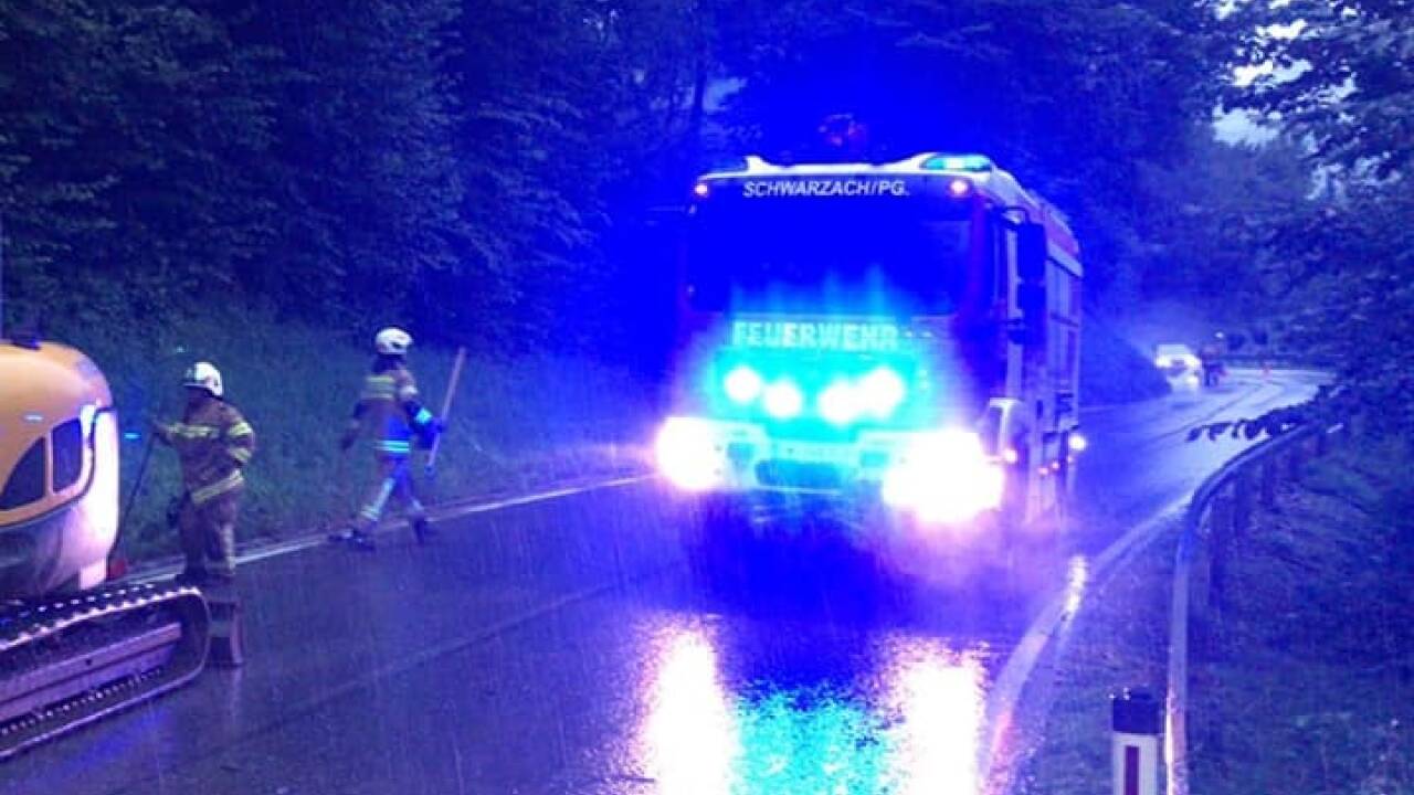 Einsatzbilder der Feuerwehr Schwarzach.  