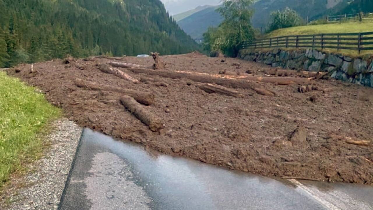 Straße in Osttirol musste gesperrt werden 