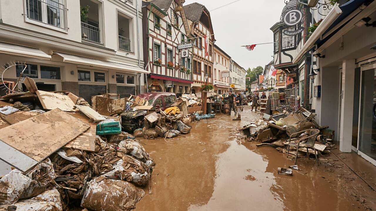 Bad Neuenahr-Ahrweiler wurde von der Flut schwer getroffen 