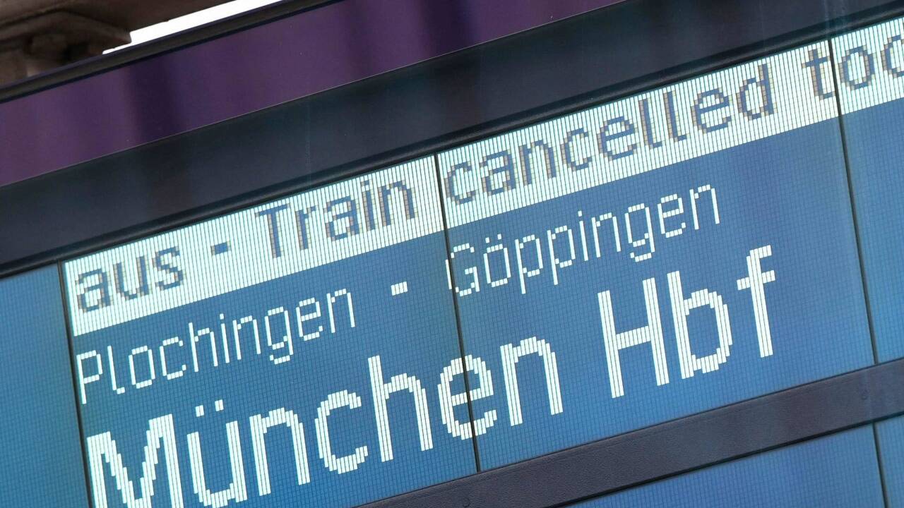 Der deutsche Lokführer-Streik hat Auswirkungen. 