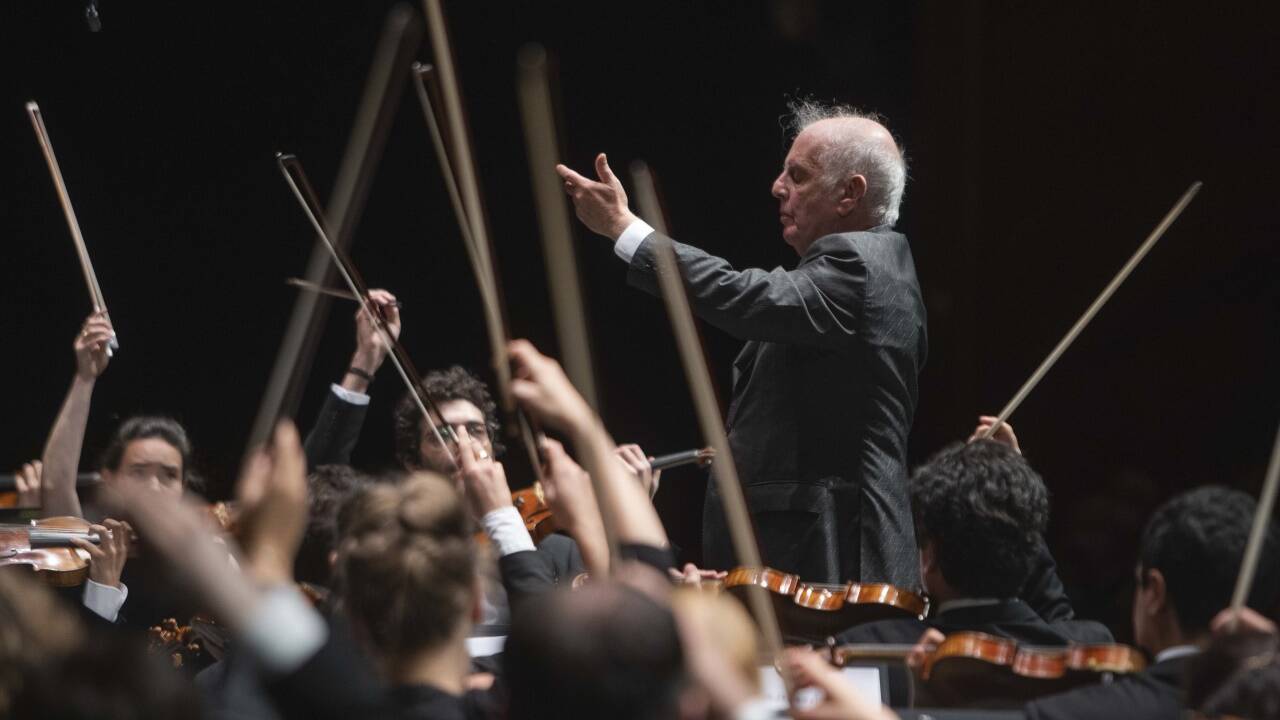 Dirigent Daniel Barenboim am Mittwoch bei den Salzburger Festspielen. Dirigent Daniel Barenboim am Mittwoch bei den Salzburger Festspielen.