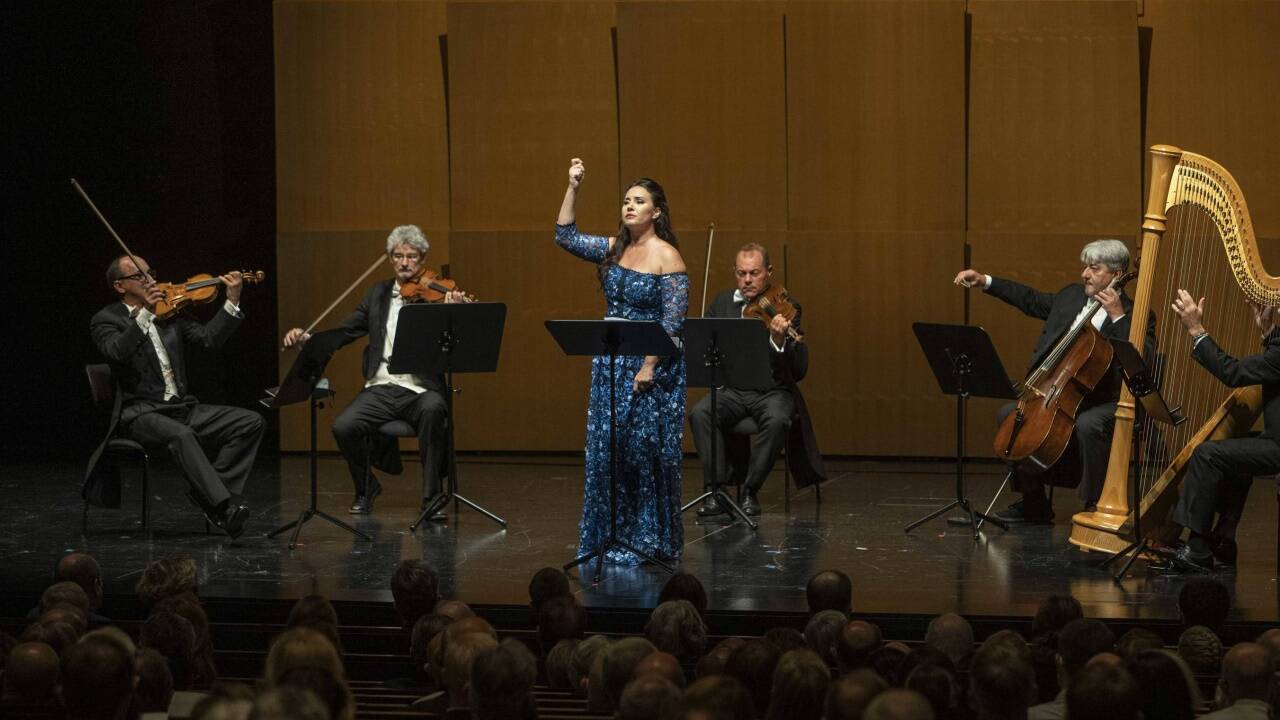 Italophil im Haus für Mozart: Sonya Yoncheva und das Donizetti Ensemble traten in der Reihe Canto Lirico auf. 