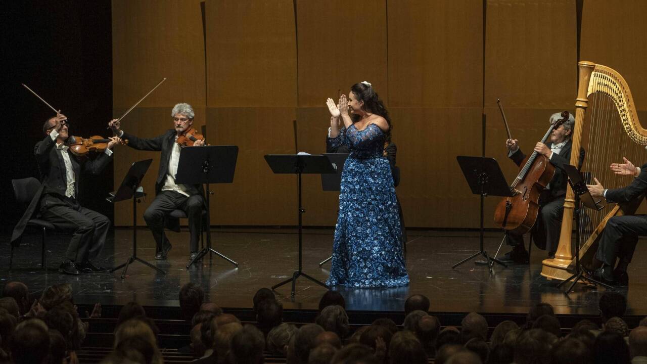 Italophil im Haus für Mozart: Sonya Yoncheva und das Donizetti Ensemble traten in der Reihe Canto Lirico auf. 