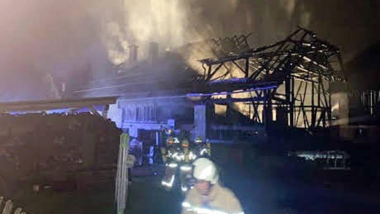 Das Objekt im Ortsteil Lintsching stand in der Nacht auf Sonntag in Brand.  