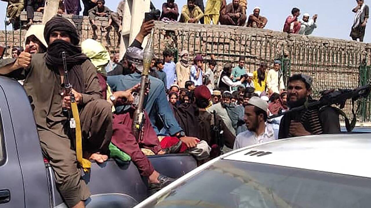 Taliban-Kämpfer in Jalalabad. 