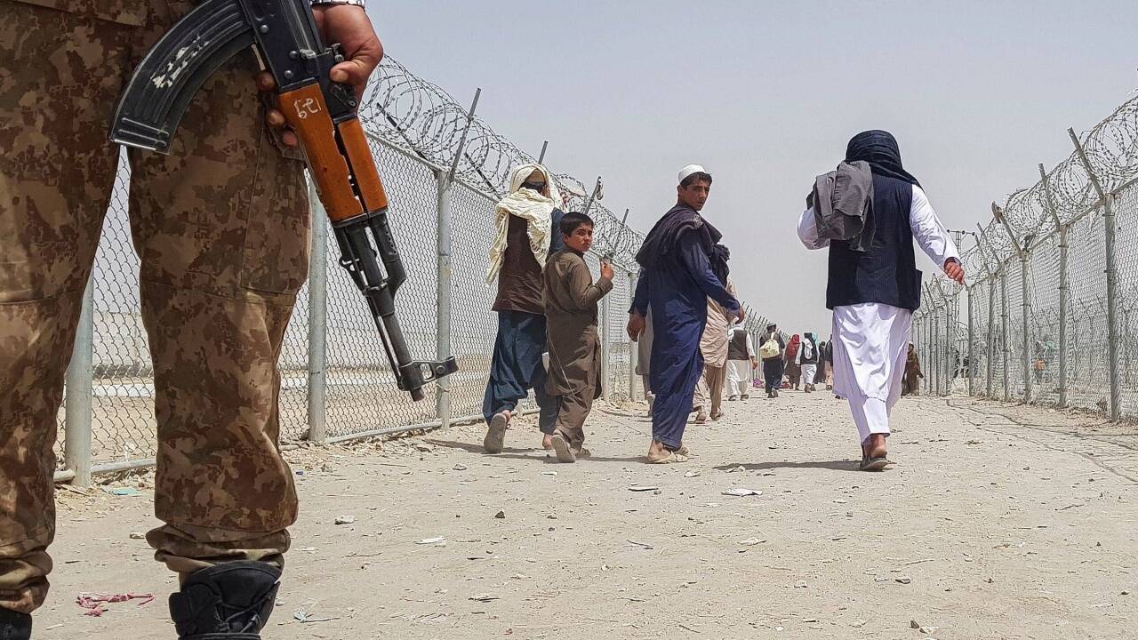 An der Grenze zu Pakistan. 