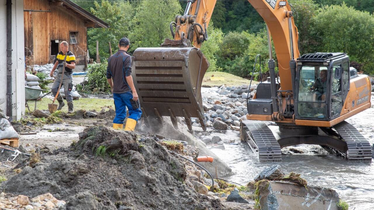 Auch der Pinzgau wurde schwer von den Unwettern getroffen. 