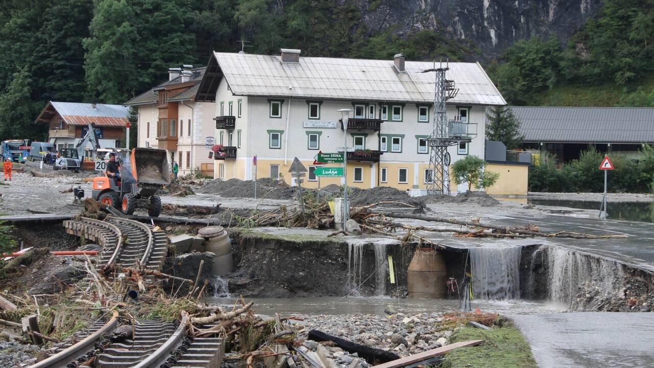 Die Salzach suchte sich ein neues Bett.  