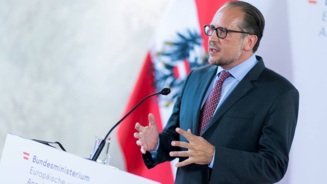 Außenminister Alexander Schallenberg (ÖVP)  Außenminister Alexander Schallenberg (ÖVP)