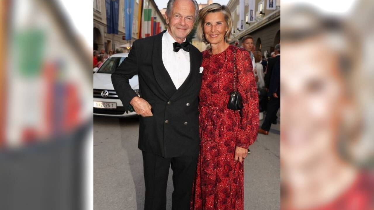 Andreas Treichl mit Ehefrau Desirée Treichl-Stürgkh.  