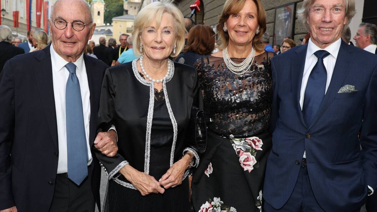 Peter Lanz und Ingrid Wrede-Lanz, Ursula Prinzessin von Bayern und Leopold Prinz von Bayern. 