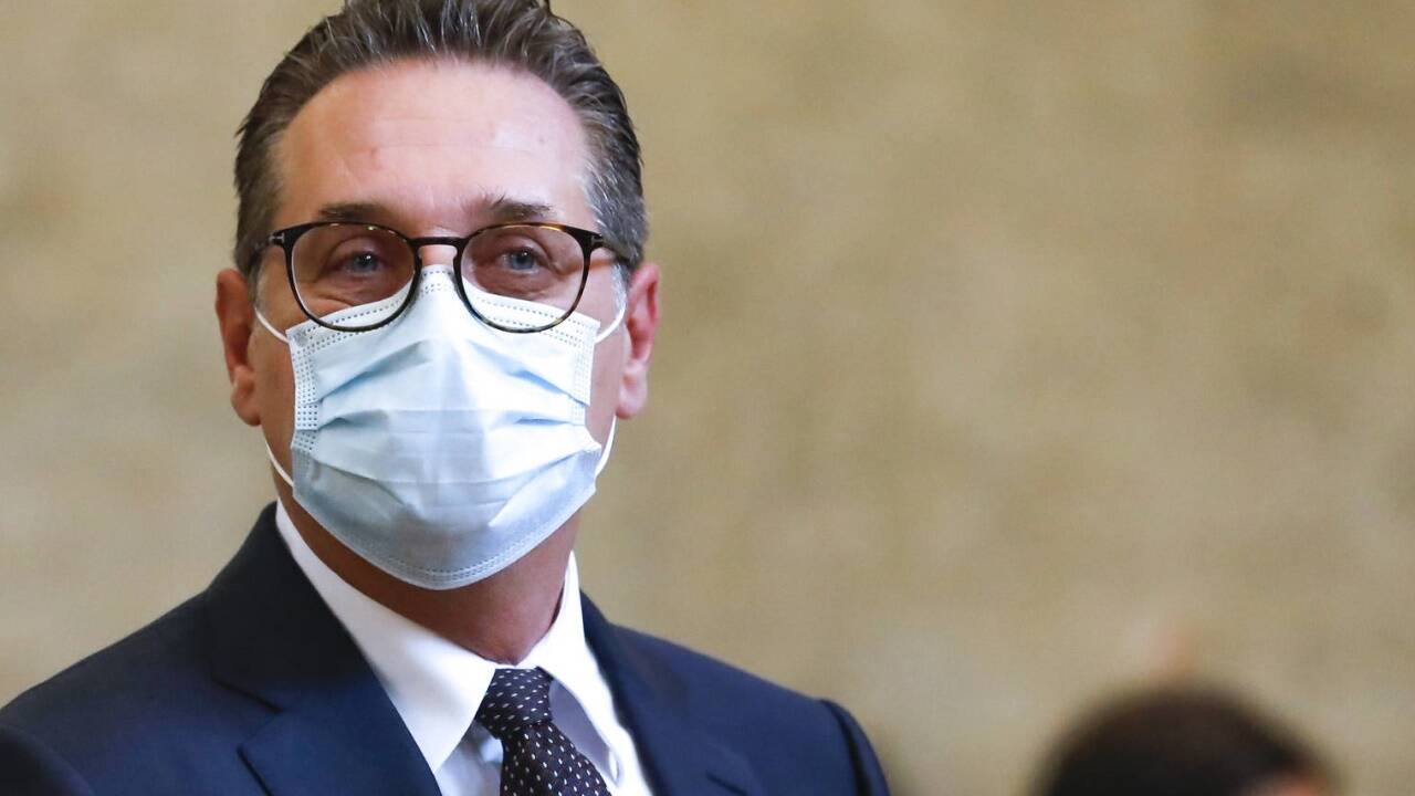 Ex-FPÖ-Chef Heinz-Christian Strache vor Gericht. 