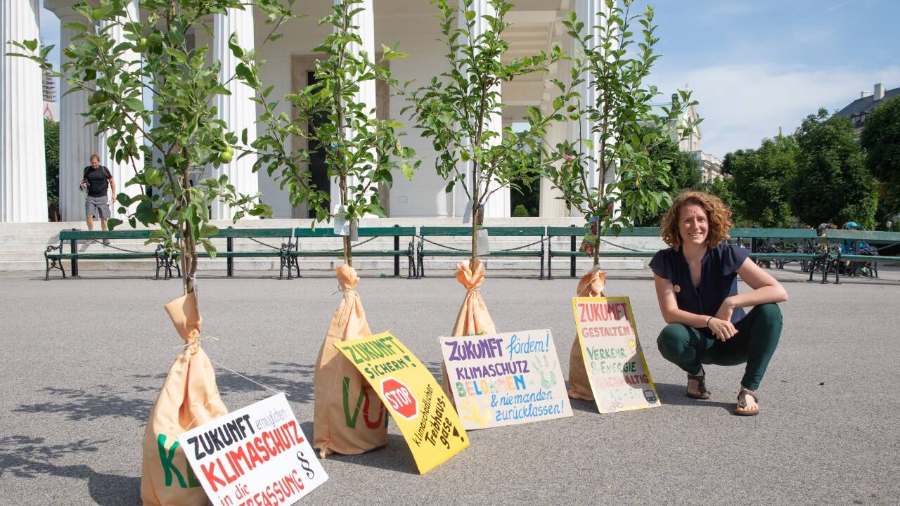 Katharina Rogenhofer hat Fridays for Future nach Wien gebracht.  