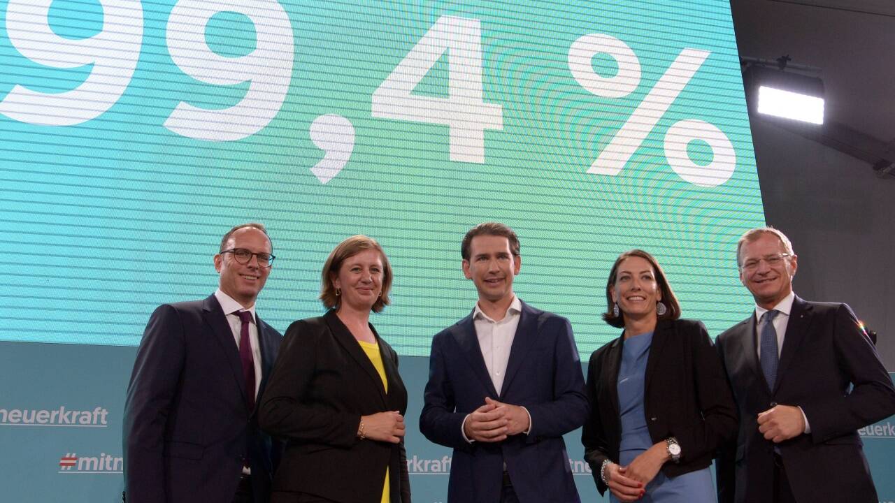 Der Parteitag drehte sich um Sebastian Kurz. 
