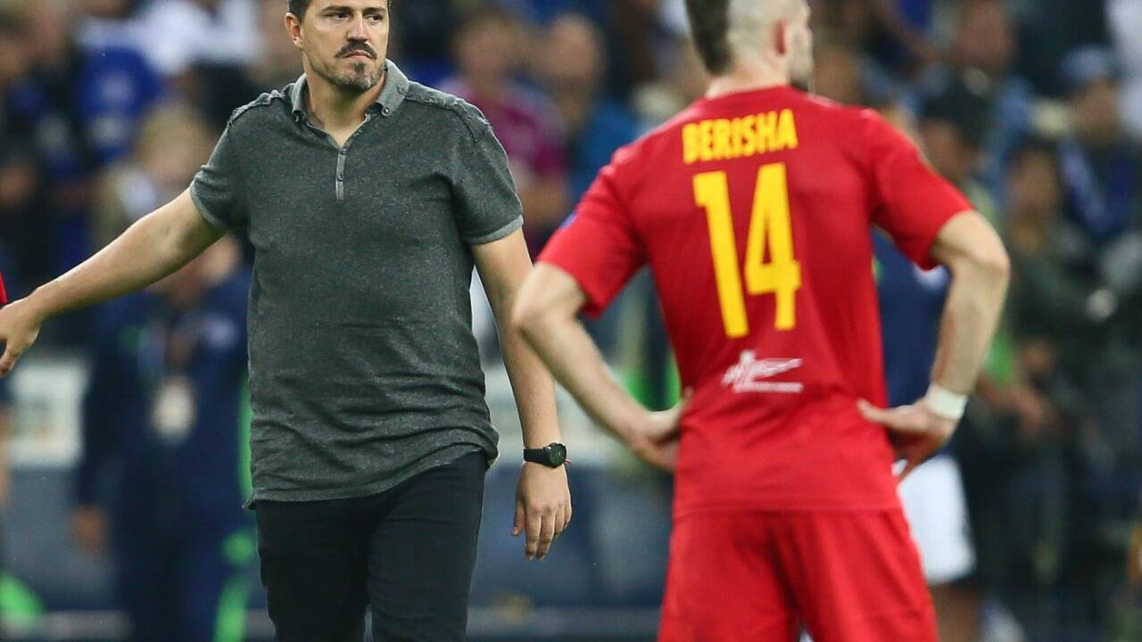 Bei Red Bull Salzburg feierten Trainer Óscar García und Valon Berisha (r.) zwei Mal den Gewinn des Doubles. 
