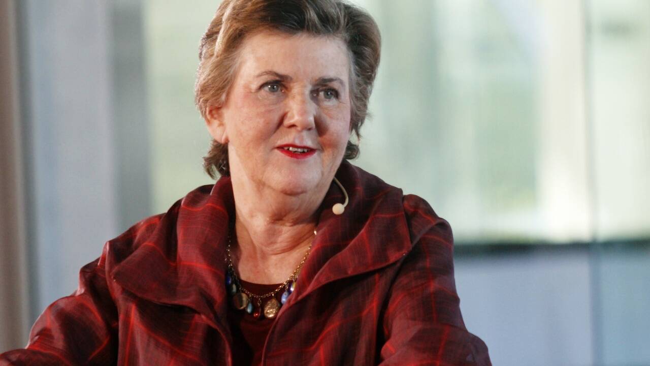 Die scheidende Präsidentin der Salzburger Festspiele, Helga Rabl-Stadler, spricht am 30. August 2021 im SN-Saal im Rahmen der Reihe 'Live & Direkt' mit SN-Chefredakteur Manfred Perterer. 