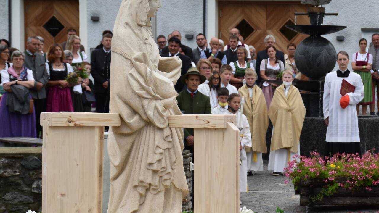 „Heimkehr“ der Schönen Madonna am 15. August nach Mariapfarr. 