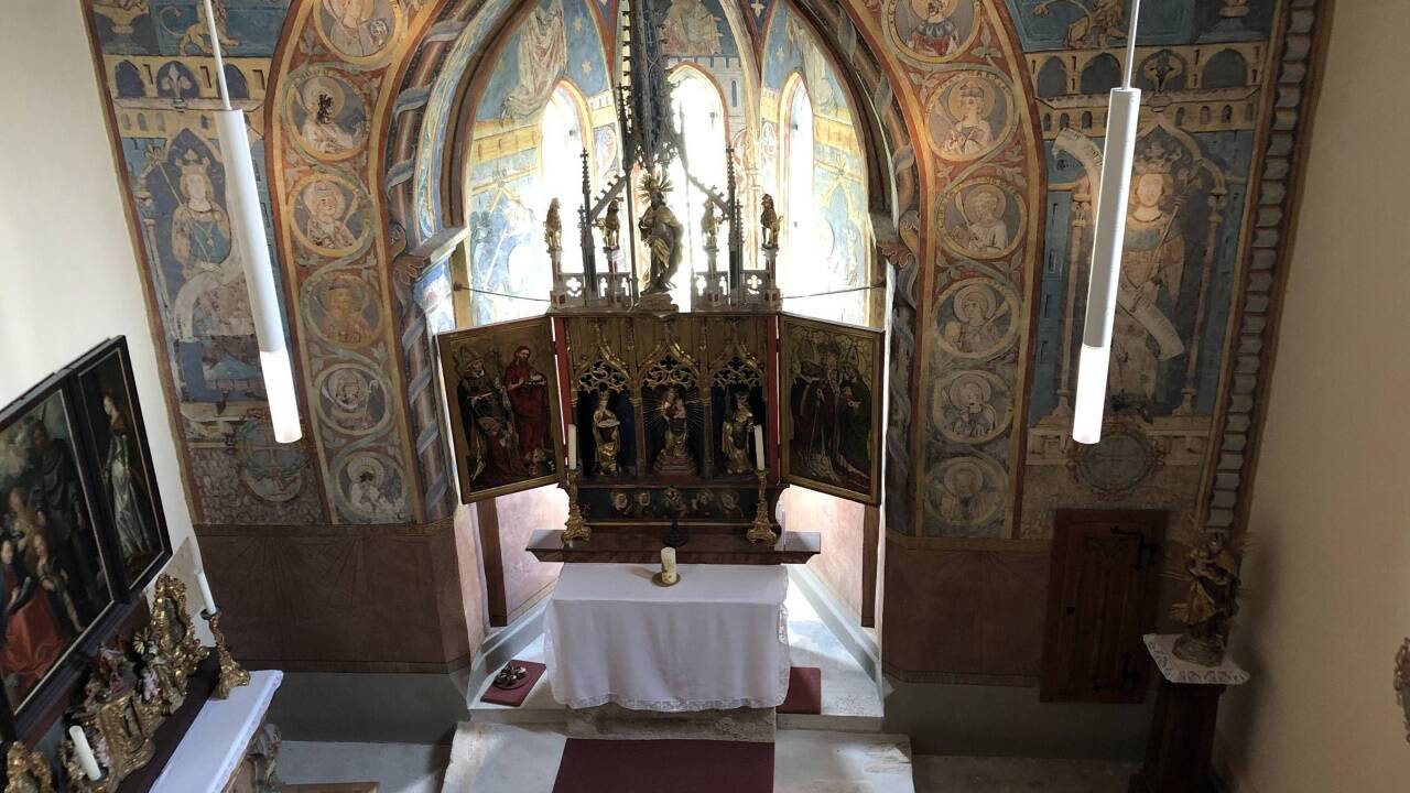 Kapelle in der Burg Mauterndorf.  