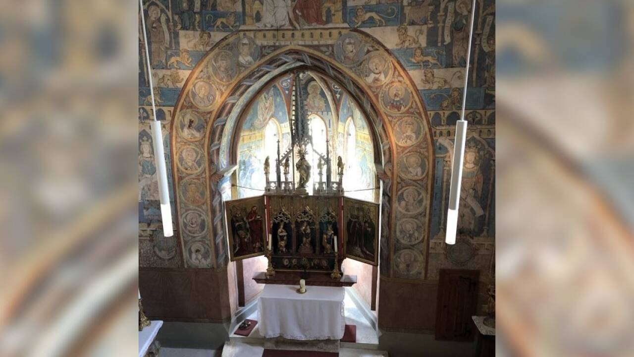 Kapelle in der Burg Mauterndorf. 