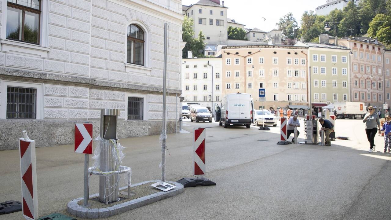 Die Polleranlage wird Richtung Rudolfsplatz verlegt.  