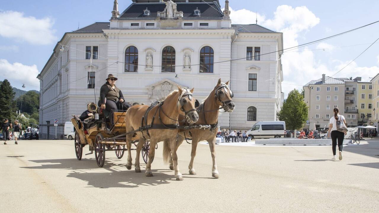Der Belag wird im Lauf der nächsten Monate einen beige-grauen Farbton bekommen.  
