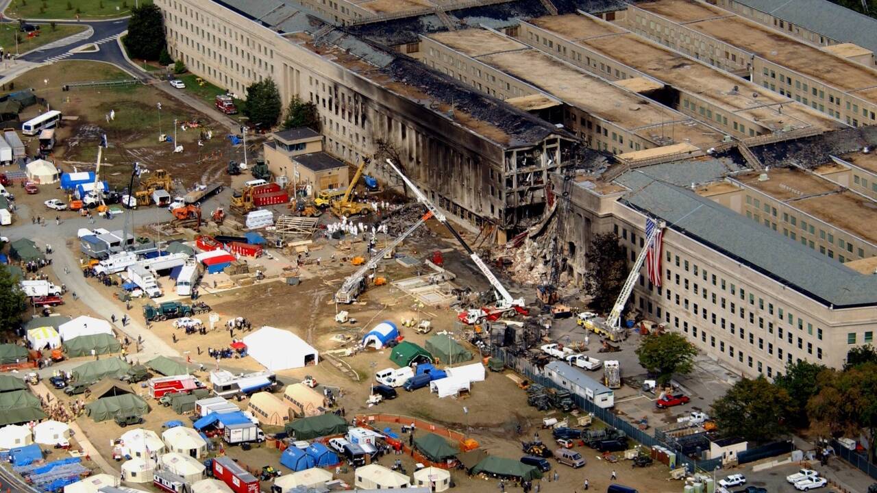 Die Terrorattacke auf das Pentagon. 