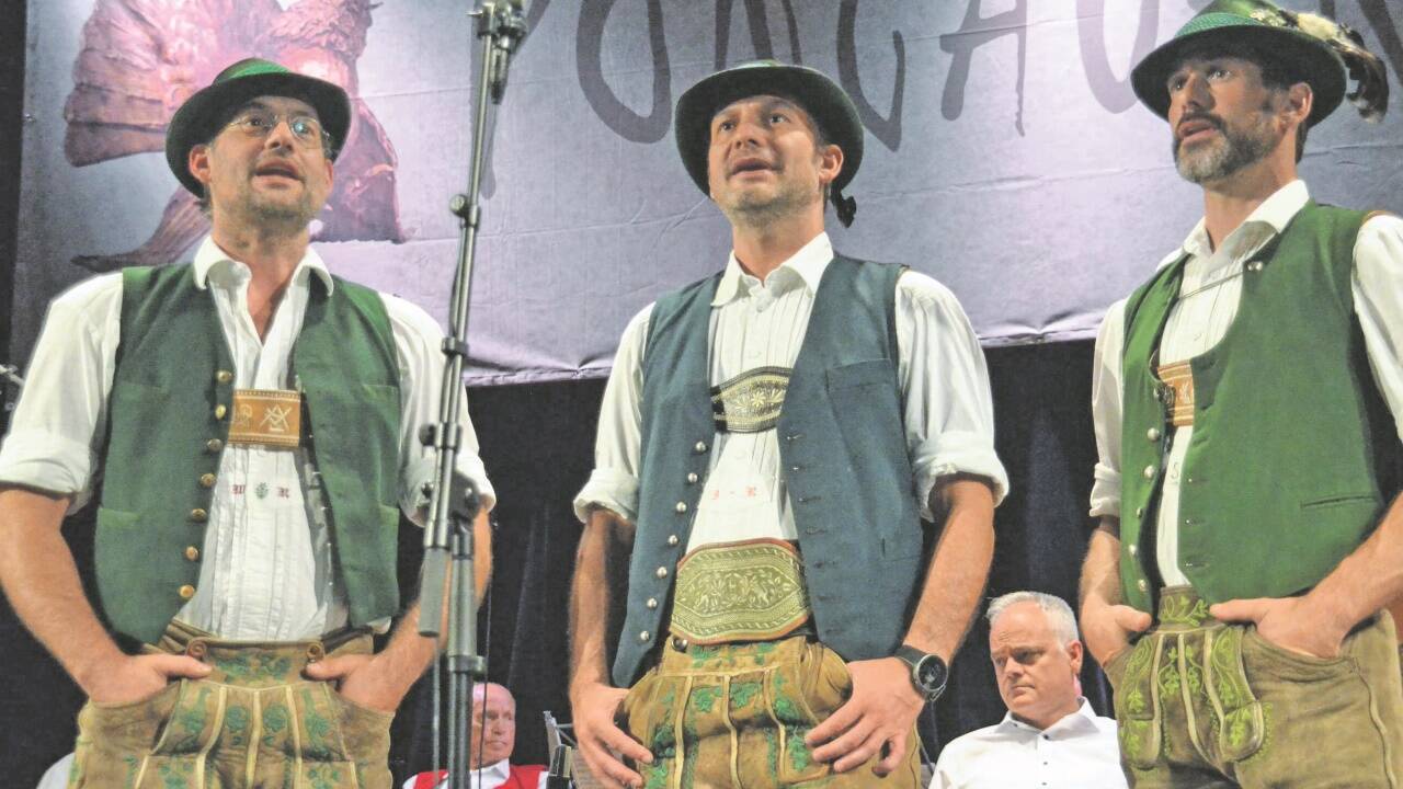 Stimmgewaltig: die jungen Ramsauer. Stimmgewaltig: die jungen Ramsauer.