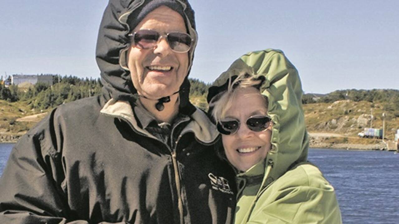 Das glückliche Ehepaar Marson.  