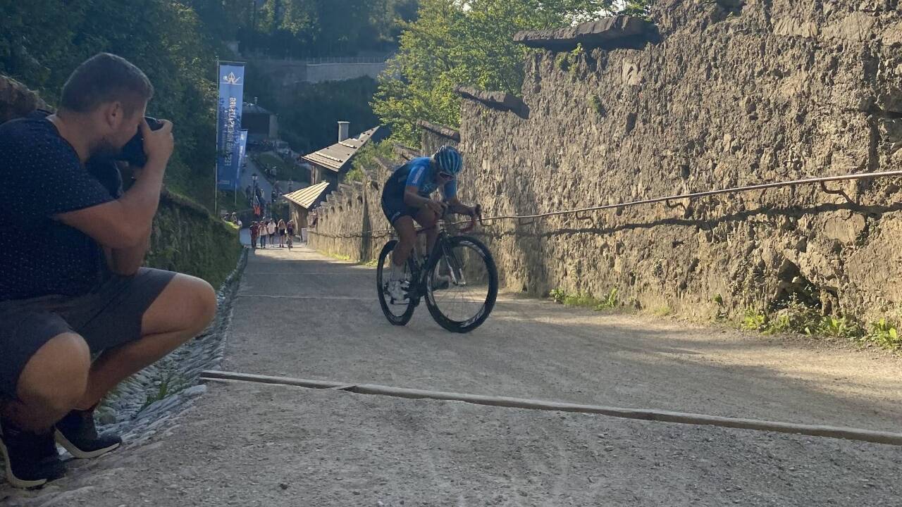 Gegen die Schwerkraft in schönster Umgebung: City Hill Climb in Salzburg. Gegen die Schwerkraft in schönster Umgebung: City Hill Climb in Salzburg.