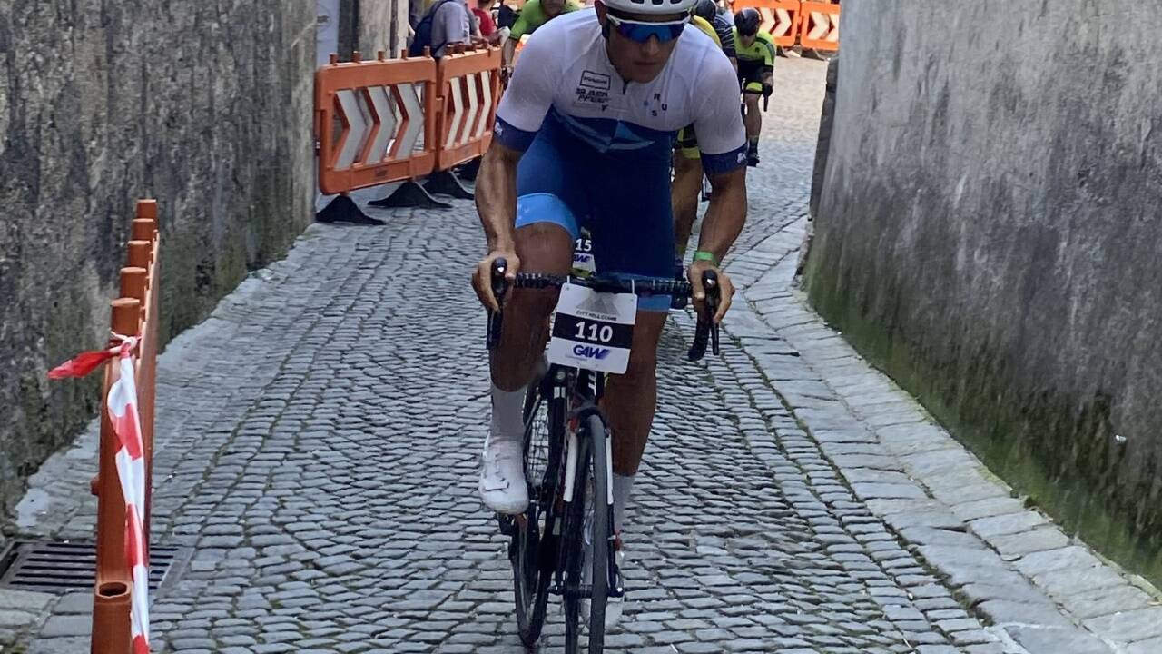 Gegen die Schwerkraft in schönster Umgebung: City Hill Climb in Salzburg. Gegen die Schwerkraft in schönster Umgebung: City Hill Climb in Salzburg.