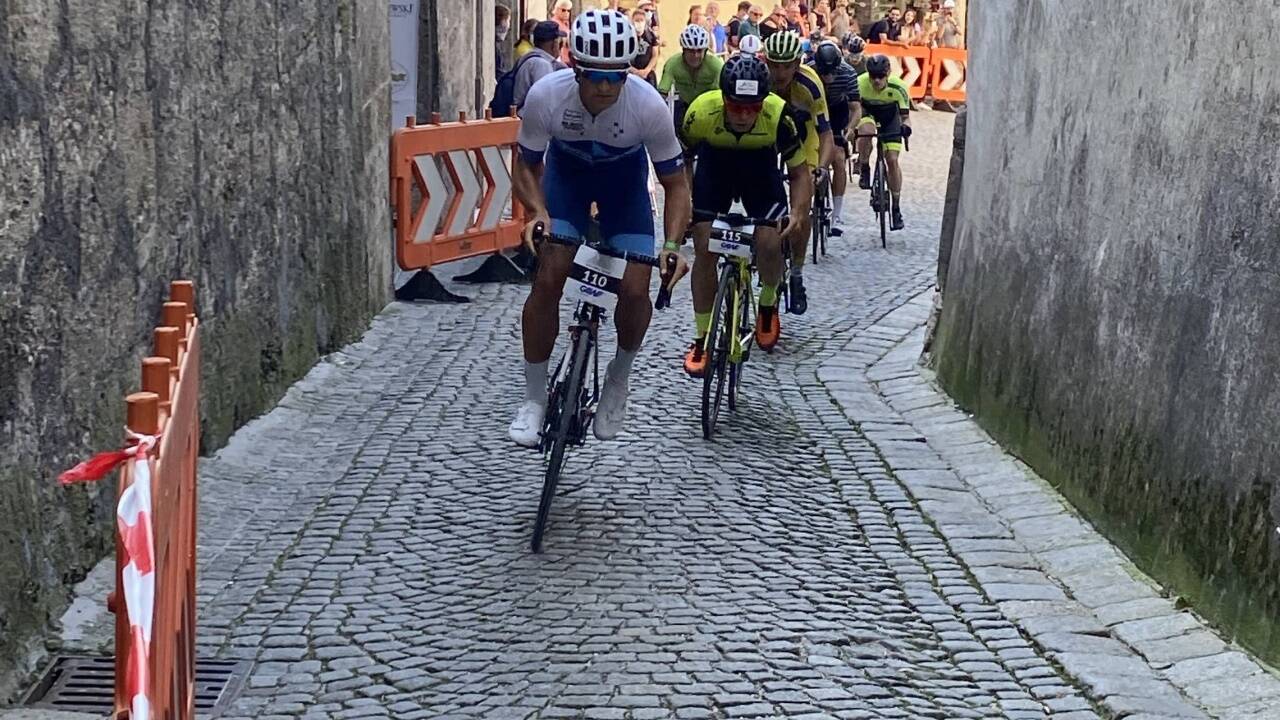 Gegen die Schwerkraft in schönster Umgebung: City Hill Climb in Salzburg. Gegen die Schwerkraft in schönster Umgebung: City Hill Climb in Salzburg.
