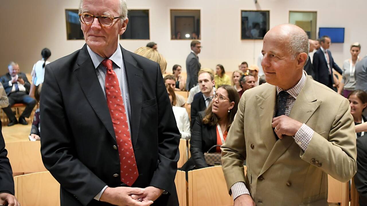 Caspar Einem (l.) bis zuletzt in Alpbach aktiv 