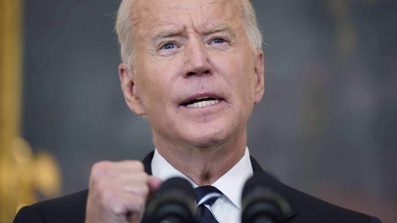 „Wir sind geduldig gewesen, aber die Geduld geht uns aus“, sagte US-Präsident Joe Biden. „Wir sind geduldig gewesen, aber die Geduld geht uns aus“, sagte US-Präsident Joe Biden.