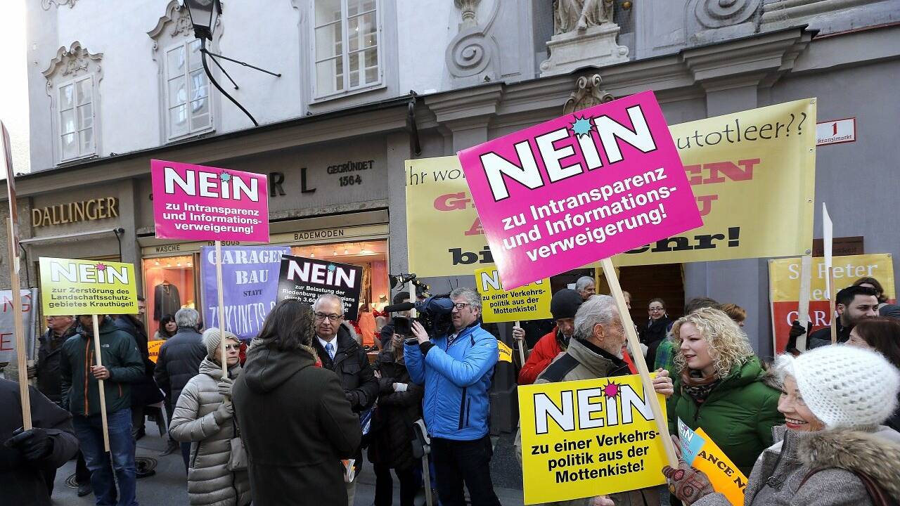 Mönchsberggarage: Land stimmt der Erweiterung vorerst nicht zu