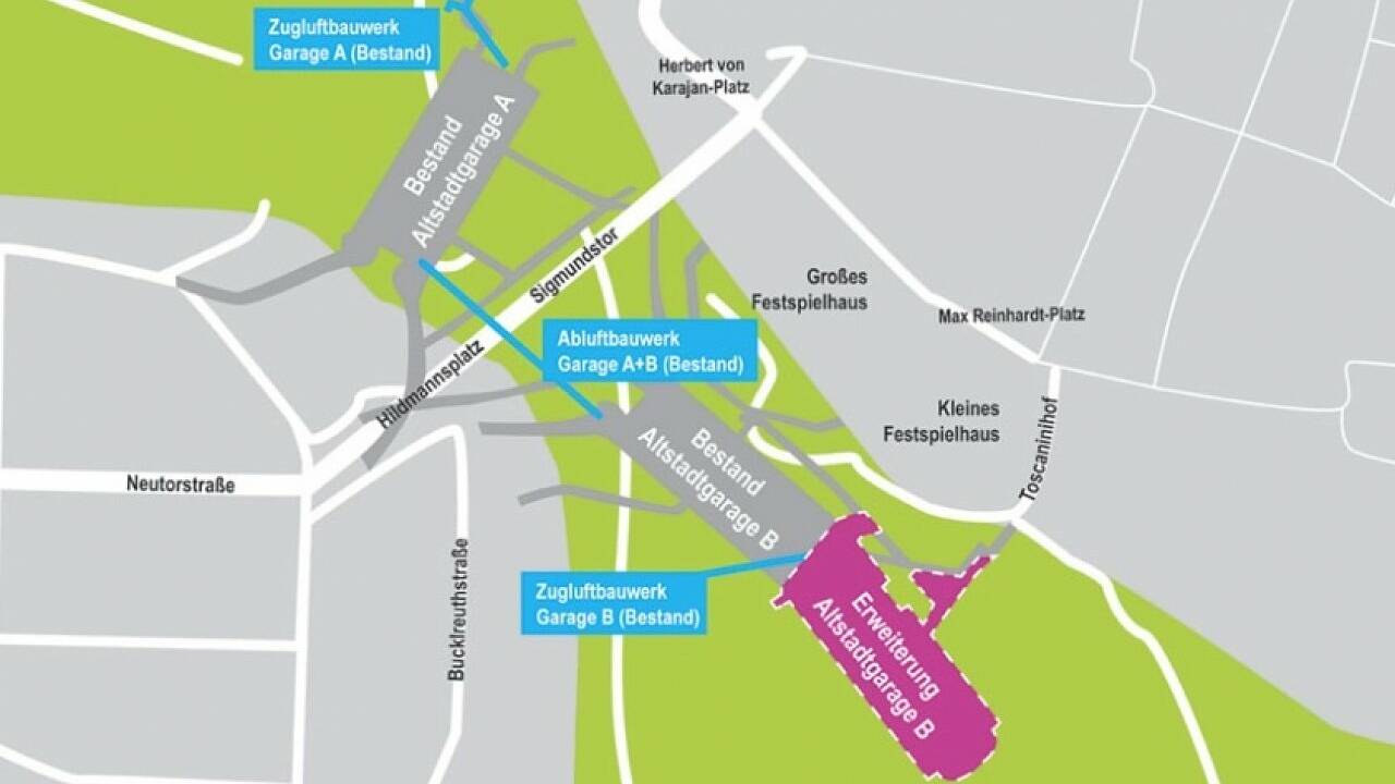 Mönchsberggarage: Land stimmt der Erweiterung vorerst nicht zu