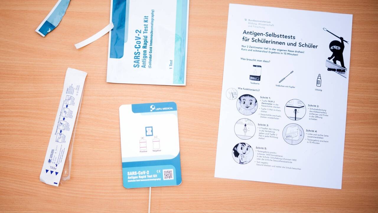Kein erster Schultag ohne Test.  
