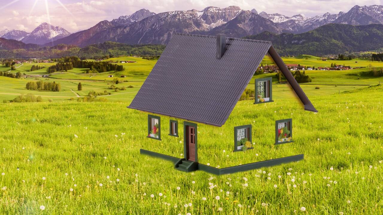Bauen oder nicht bauen? Auch das Haus im Grünen wurde zum Zankapfel. 