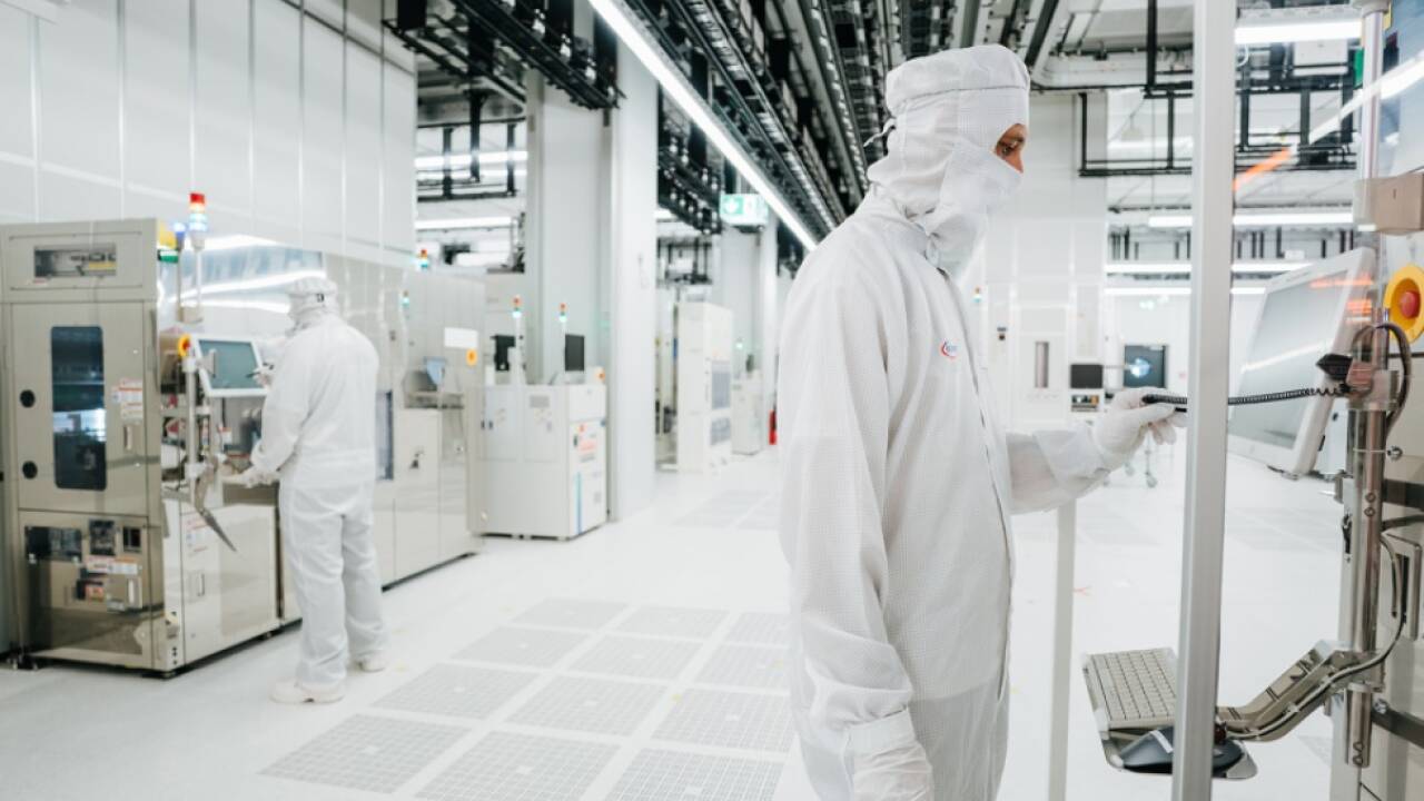 Reinraum in neuer Infineon-Chipfabrik Villach 