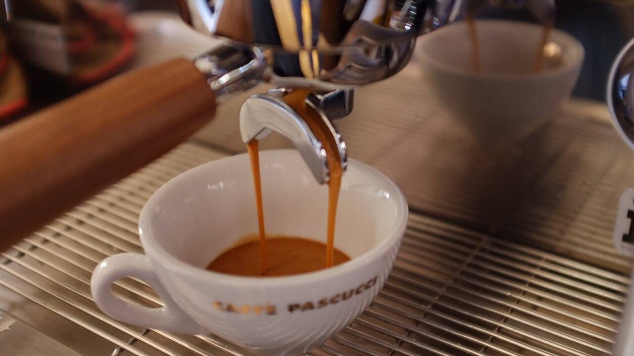 Der Kaffee im Tula kommt aus Rimini.  