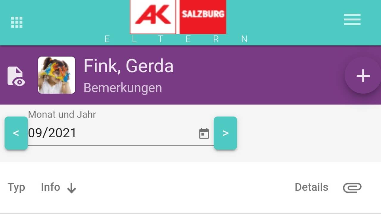 Auch Dateien können mit der App an die Eltern geschickt werden.  