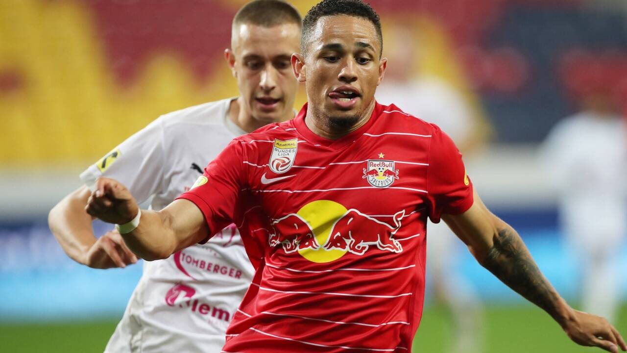 Salzburgs Noah Okafor zeigte sich in den vergangenen Spielen torgefährlich. 