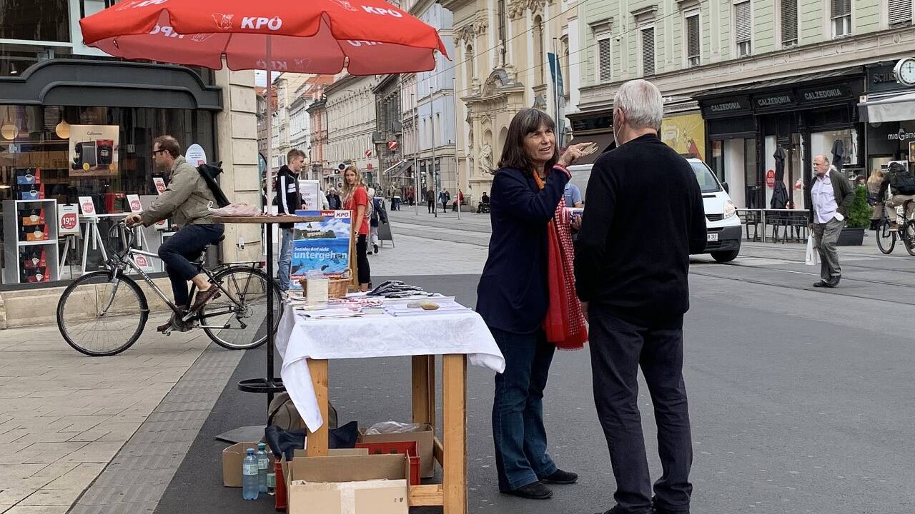 Die KPÖ punktet in Graz mit glaubwürdiger und ehrlicher Sozialpolitik. Also mit dem, was eigentlich der Job der SPÖ wäre. 