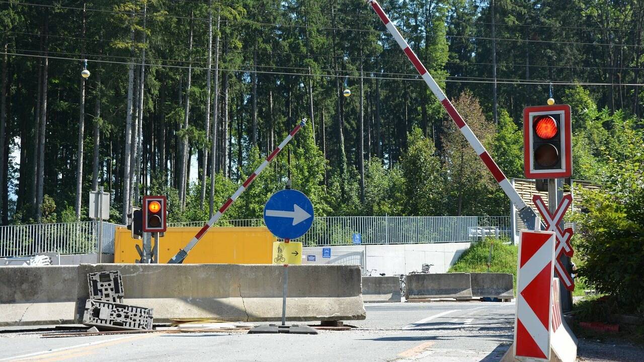 Bahnhof Bad Vigaun wird im Vollbetrieb neu gebaut