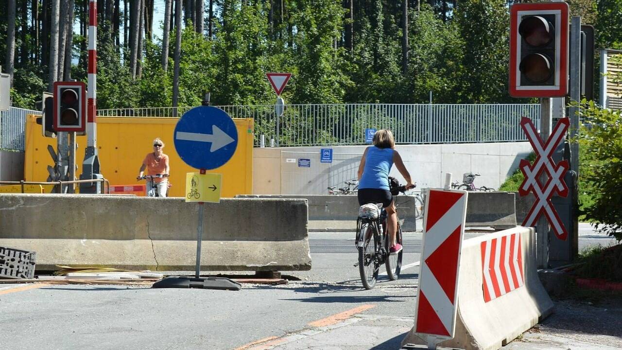 Bahnhof Bad Vigaun wird im Vollbetrieb neu gebaut