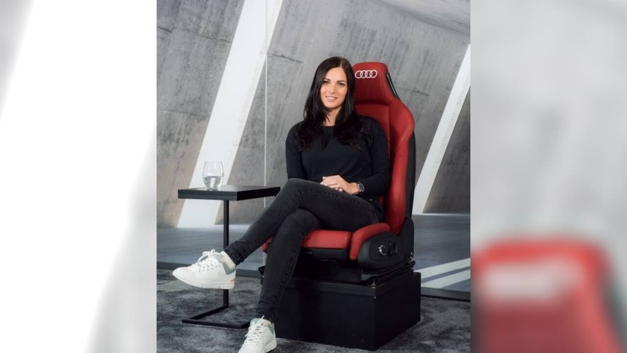 Erstmals als Mutter präsentierte sich Anna Veith der Öffentlichkeit. 